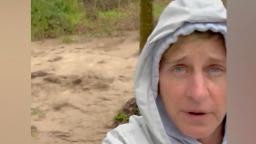 Watch: Ellen DeGeneres posts video of flash flood at Montecito home