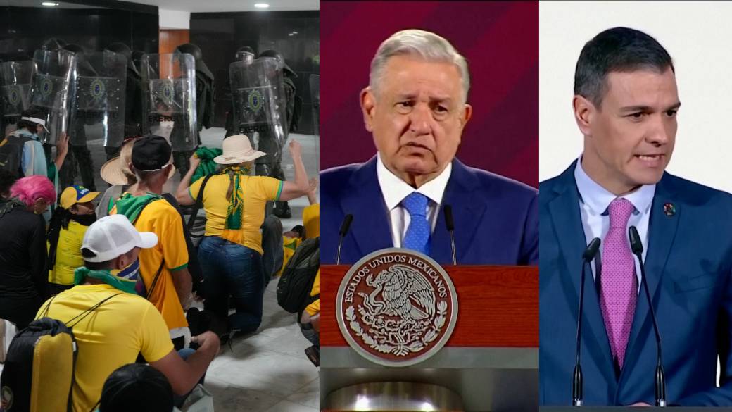 Click to play video: '‘Attack on democracy’: World leaders, officials react to pro-Bolsonaro riots in Brazil'