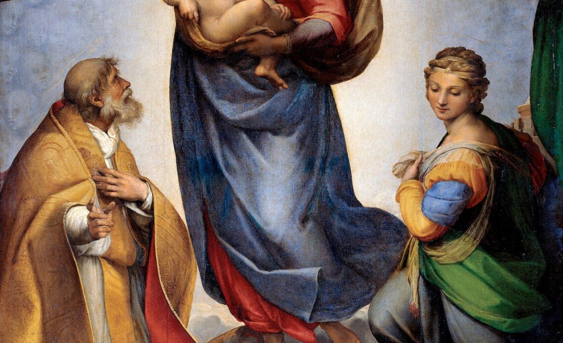The Sistine Madonna, by Raphael.