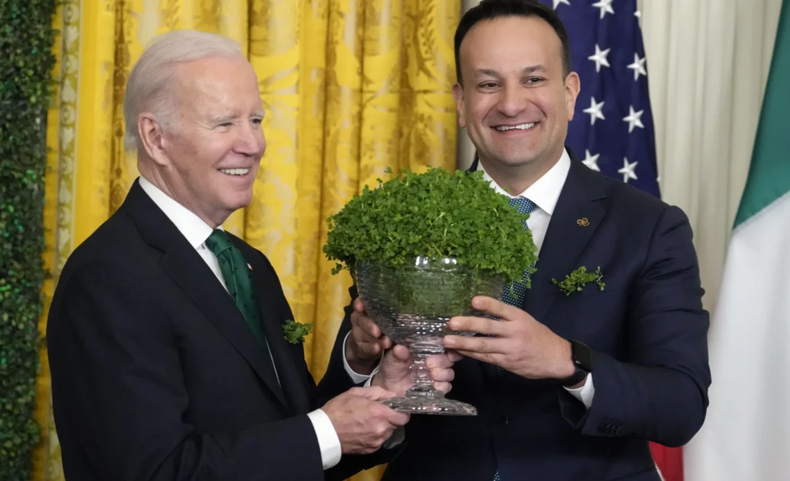 Biden cheers for Irish bonds, unity on St. Patrick's Day