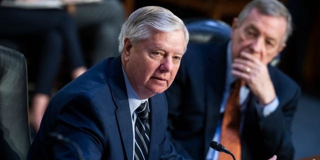 Sen. Lindsey Graham is among the most vocal supporters of continued U.S. aid to Ukraine in Congress (Tom Williams/CQ-Roll Call, Inc via Getty Images)
