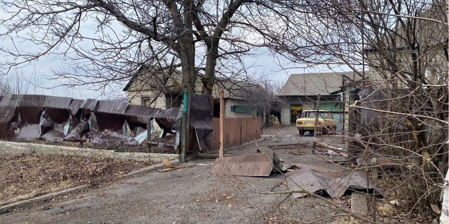 Consequences of Russian shelling of the Donetsk region on March 11 (Photo:National Police of Ukraine)