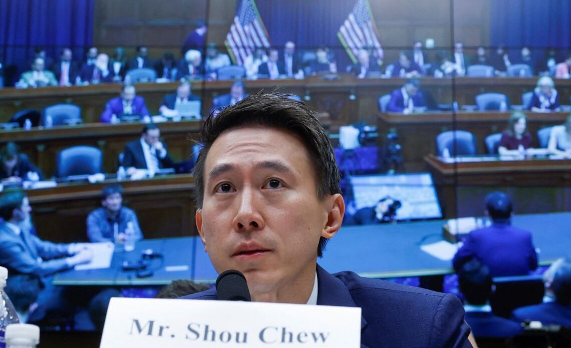 TikTok Chief Executive Shou Zi Chew testifies before a House Energy and Commerce Committee hearing entitled