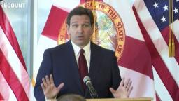 Watch: Hear DeSantis quip over Trump's hush money case