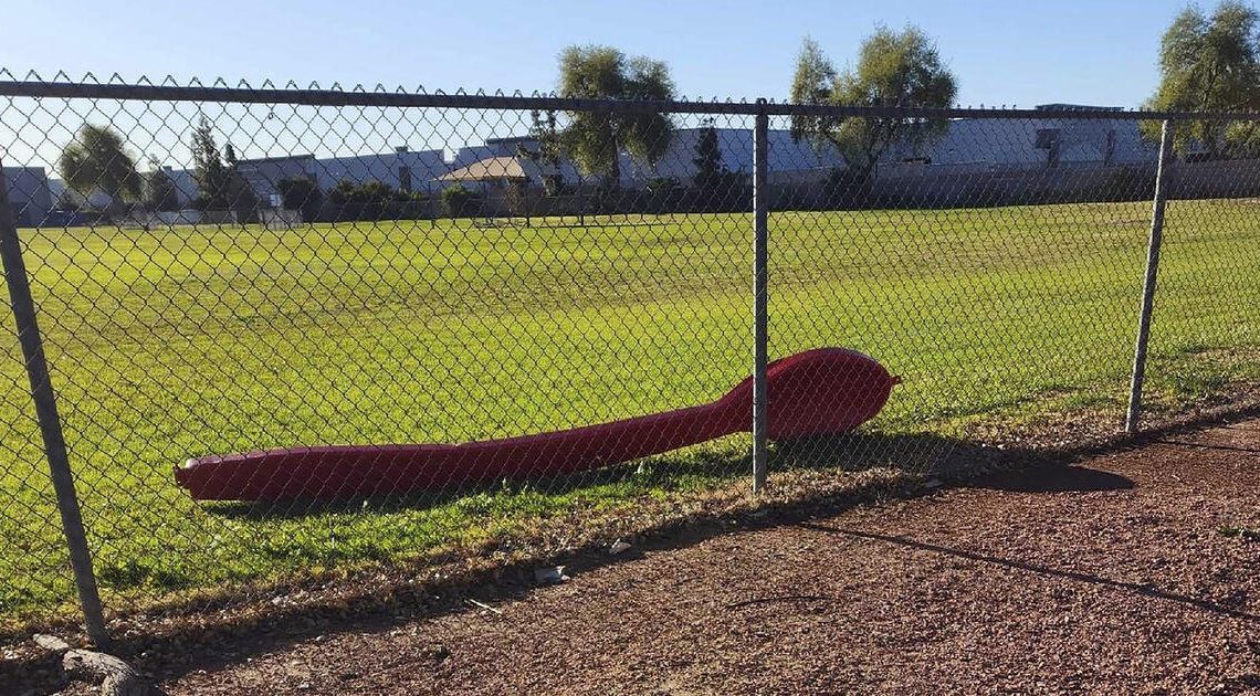 Arizona Dairy Queen's big red spoon found after going missing