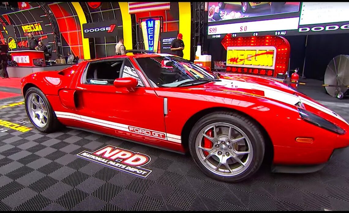 SOLD for $340,000 // 2005 Ford GT // Mecum Glendale 2023