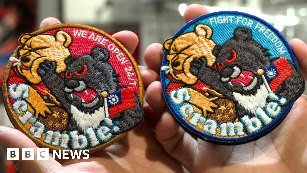 Taiwan bear badge punches back after China drills