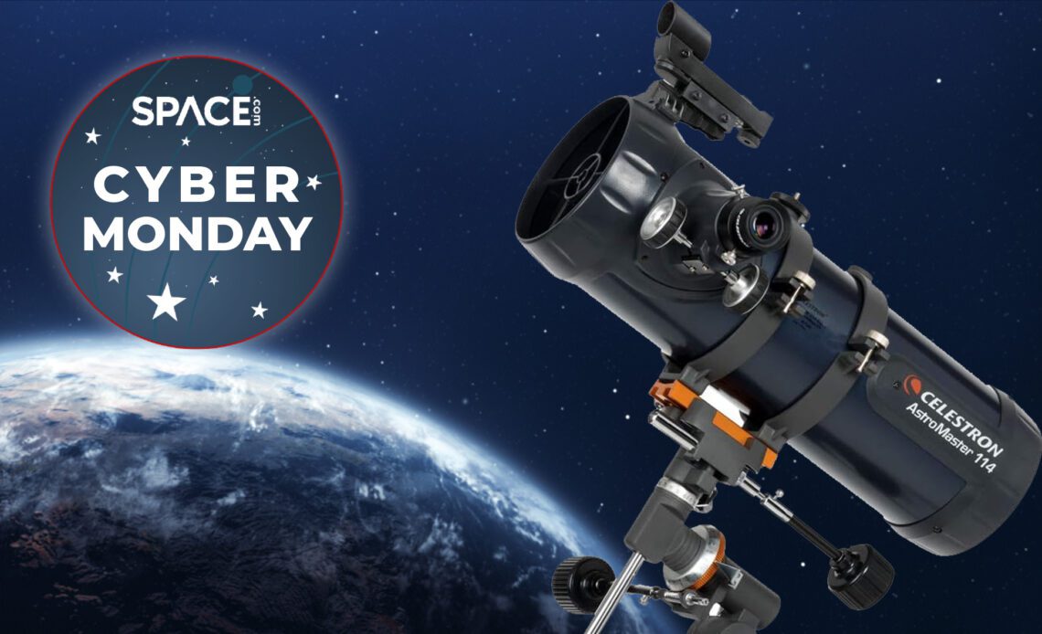 Save $120 on the excellent Celestron AstroMaster 114EQ telescope this Cyber Monday