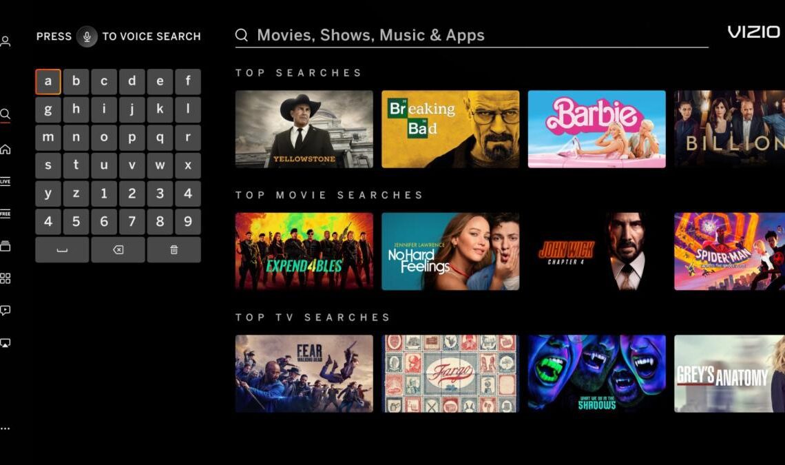 Vizio's latest smart TV update enables faster startups and app switching