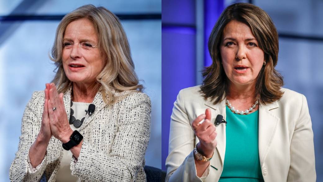 Click to play video: 'Alberta election: A look back at Danielle Smith and Rachel Notley’s political history'