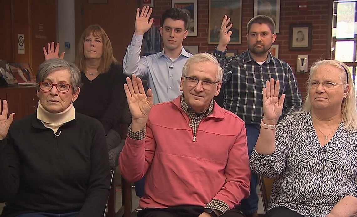 PHOTO: ABC News sat down with six highly engaged voters we met at campaign events around New Hampshire, a few of them attending as many as 30 events this primary season.