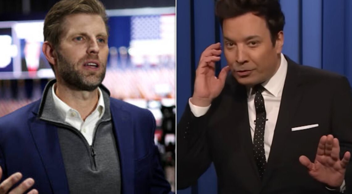 Jimmy Fallon Absolutely Drills Eric Trump Over Dad's Endorsement Of Lara Trump