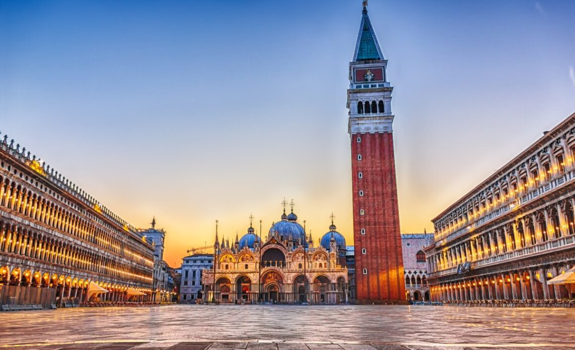 The Piazza San Marco in Venice, Italy