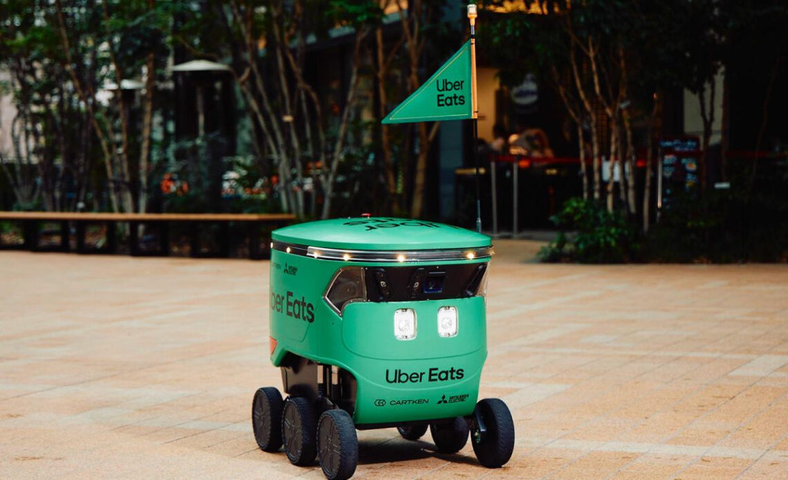 Uber Eats expands its autonomous food delivery service to Japan