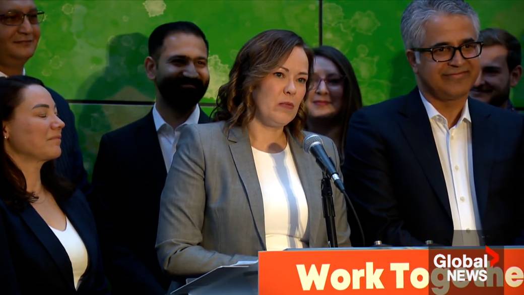 Click to play video: 'Alberta NDP MLA Kathleen Ganley launches leadership bid'