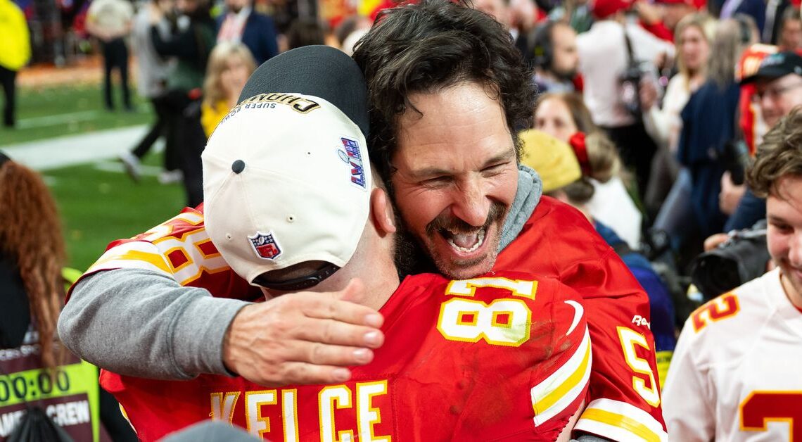 Paul Rudd Recalls 'Unreal' Super Bowl Hug With Travis Kelce And Reveals His Inner Swiftie