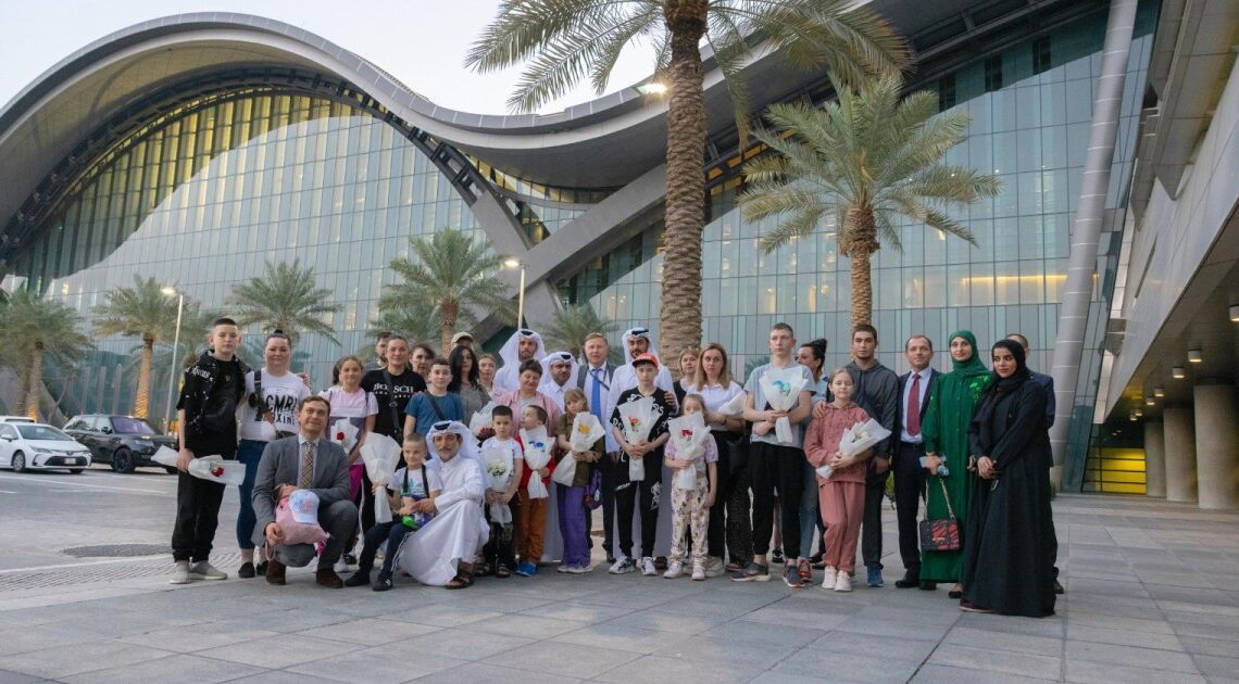 Russian, Ukrainian families arrive in Qatar for healthcare and support | News