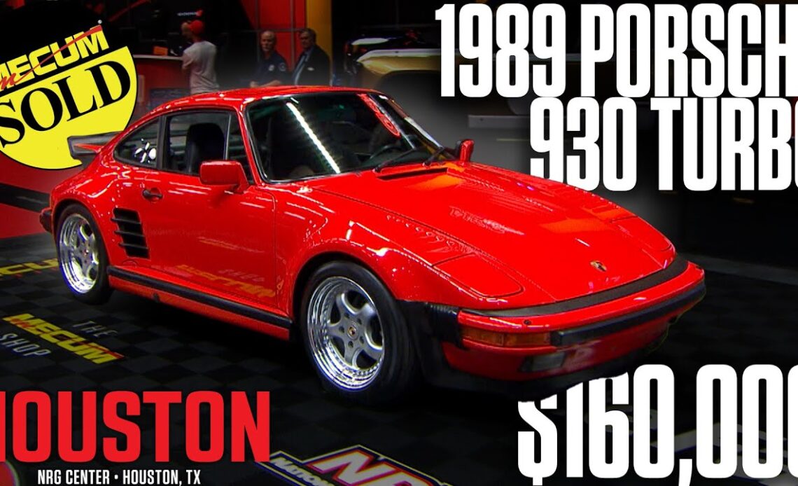 SOLD for $160,000 // 1989 Porsche 930 Turbo Slantnose