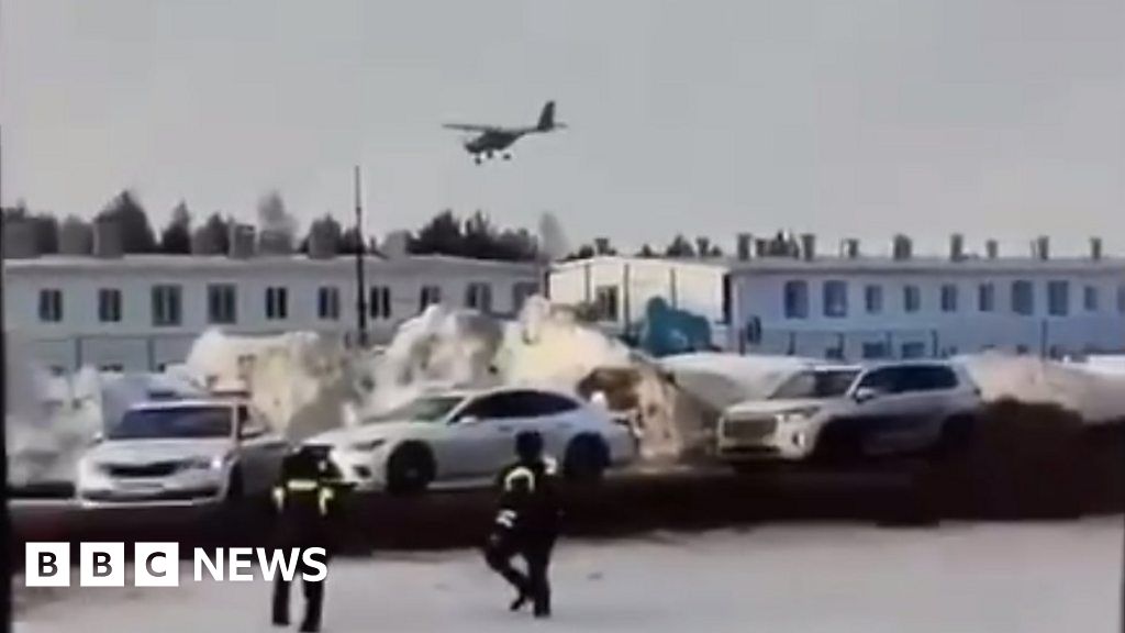 Video appears to show Ukrainian aircraft striking building in Russia's Tatarstan region