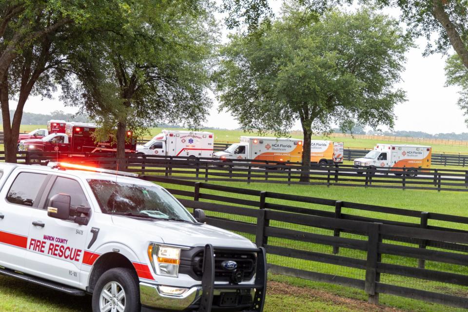 Eight people died and almost 40 others were injured when a bus carrying farm workers collided with a pickup truck on State Road 40 in Marion County.