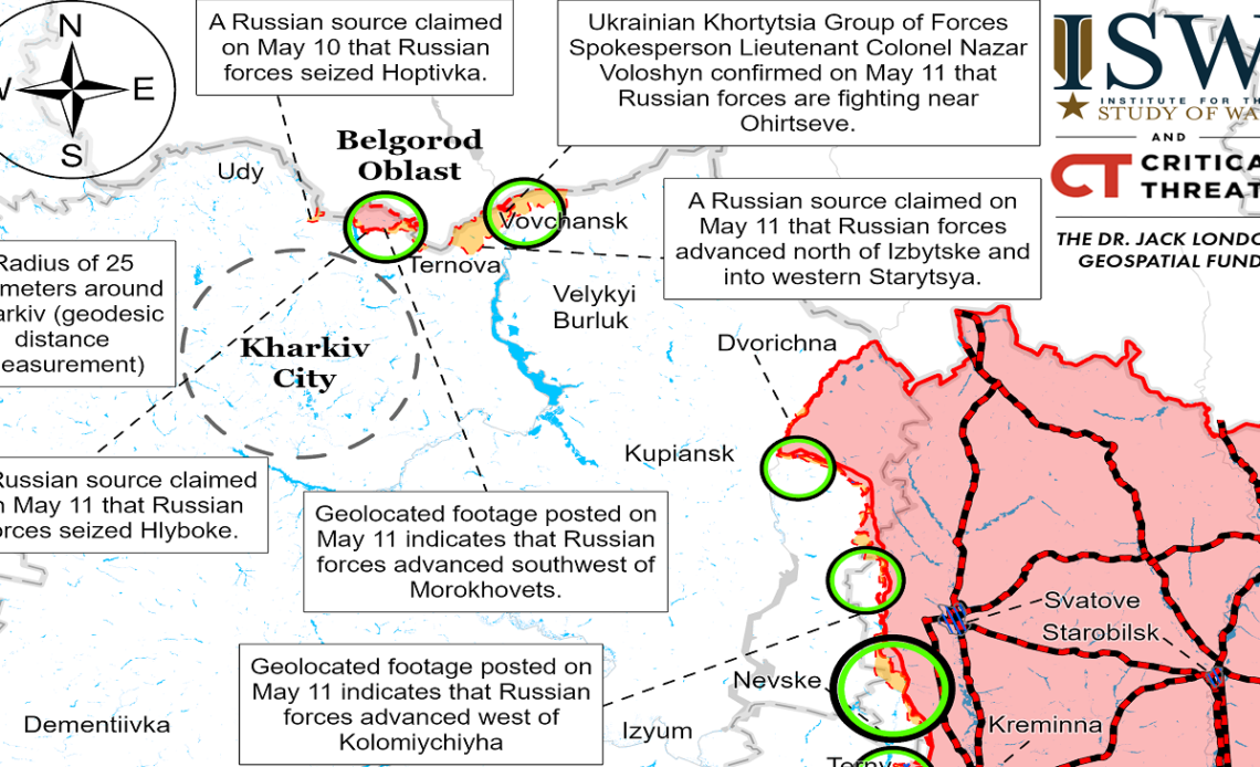 Russian offensive in Kharkiv Oblast: ISW analyses Russia's goals