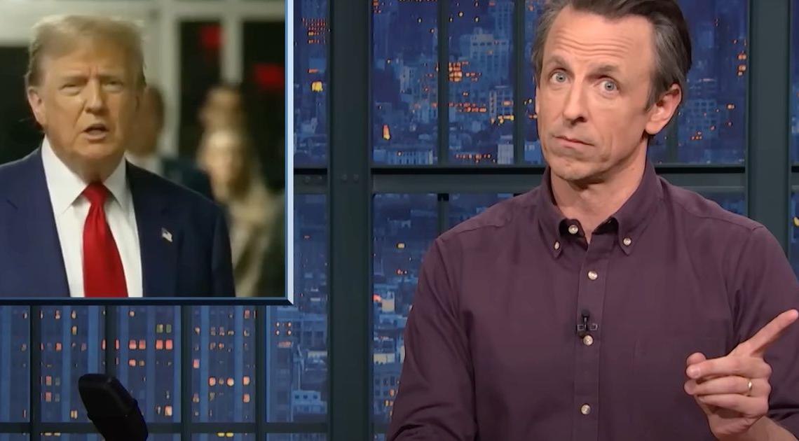 Seth Meyers Goes ‘Out On A Limb’ With Trump Jail Prediction: ‘For Real!’