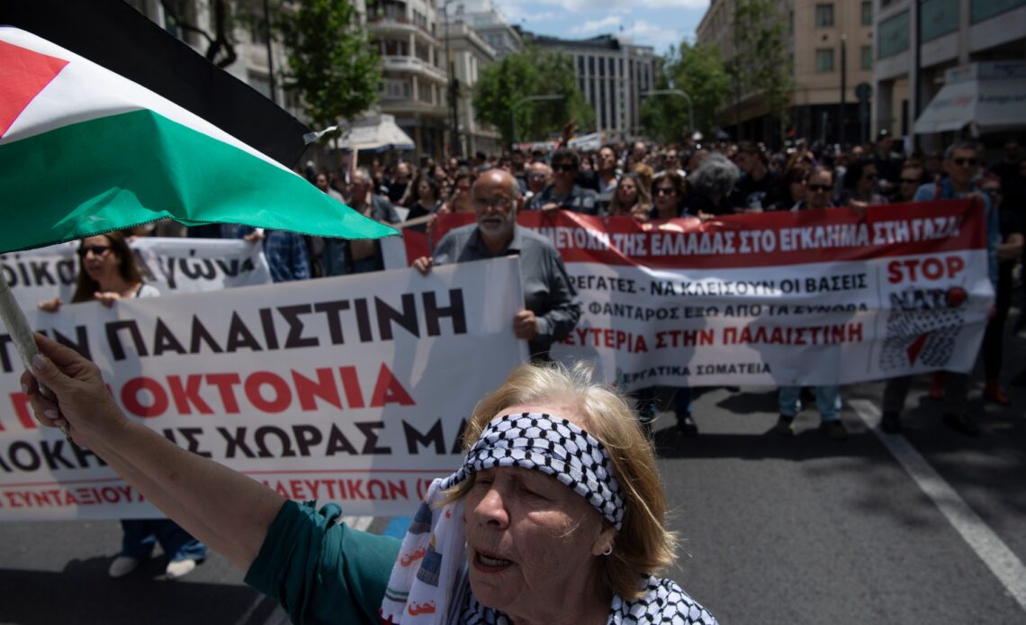 ‘Audacious, outrageous’: Gaza protesters slam Greek deportation order | Protests News