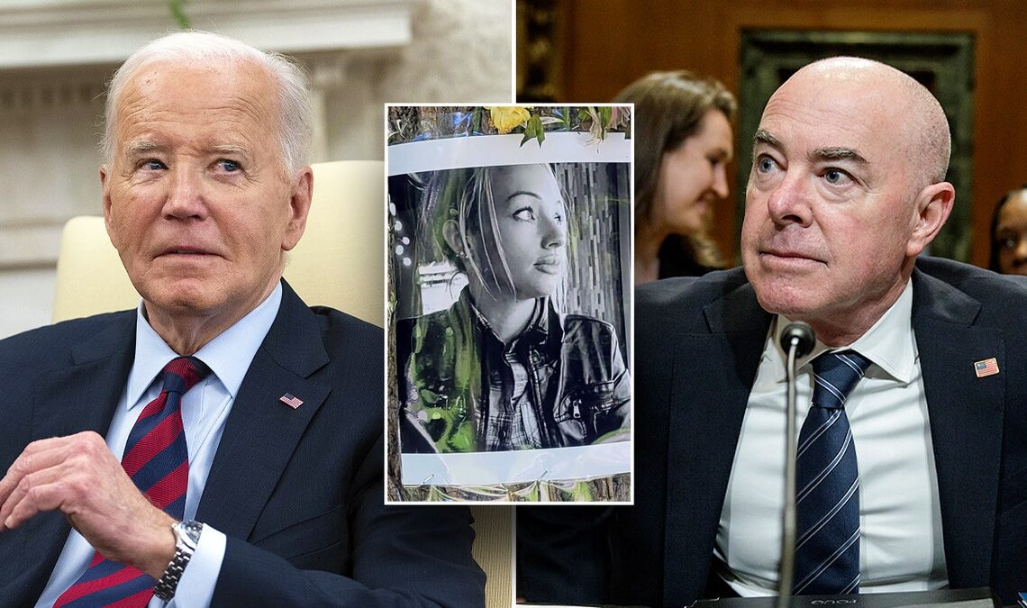 Joe Biden, Rachel Morin, Alejandro Mayorkas