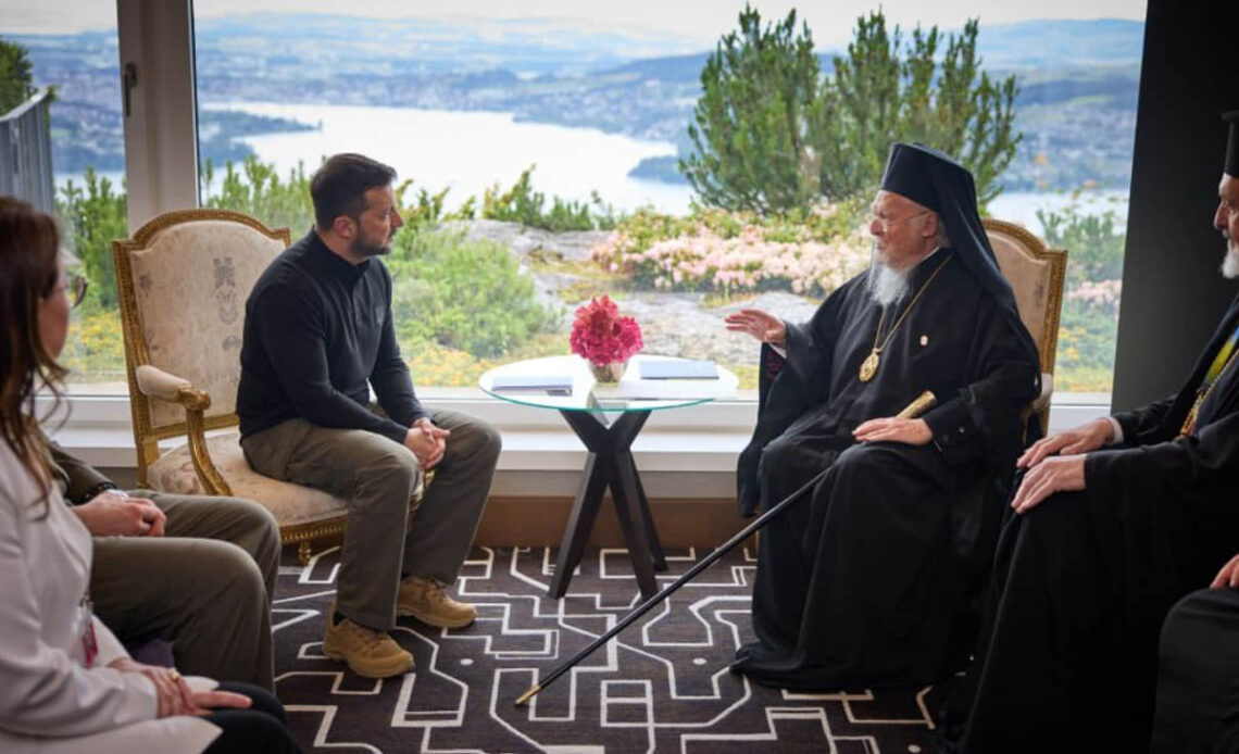 Communiqué of Peace Summit: Zelenskyy thanks Patriarch Bartholomew and reiterates that document can still be signed