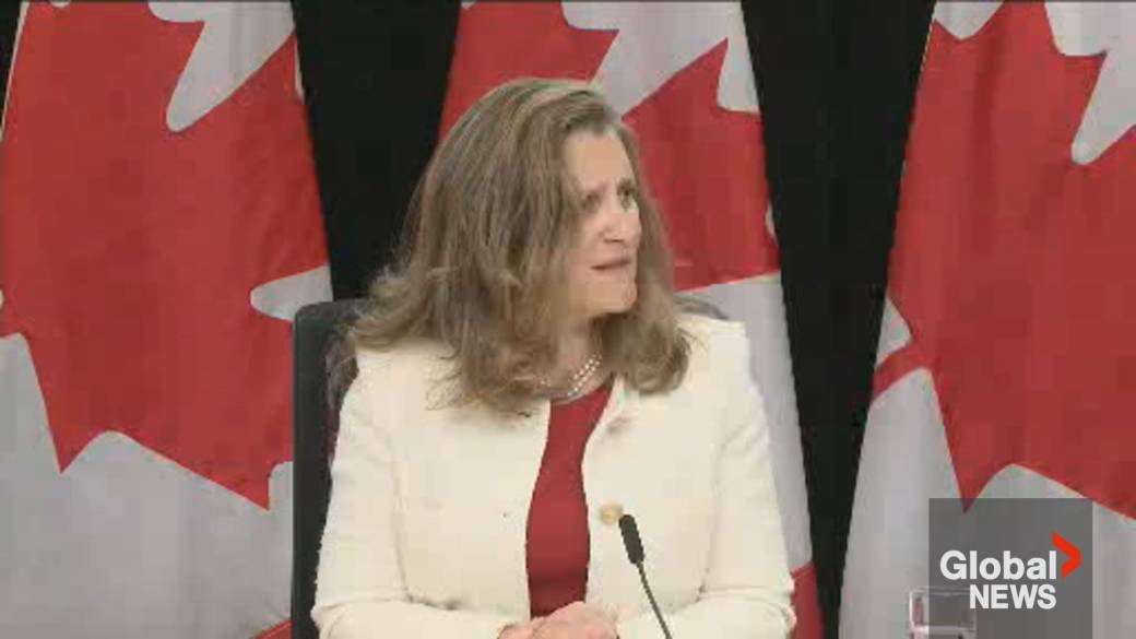 Click to play video: 'Foreign interference: Freeland mum on why politicians not named in NSICOP report'