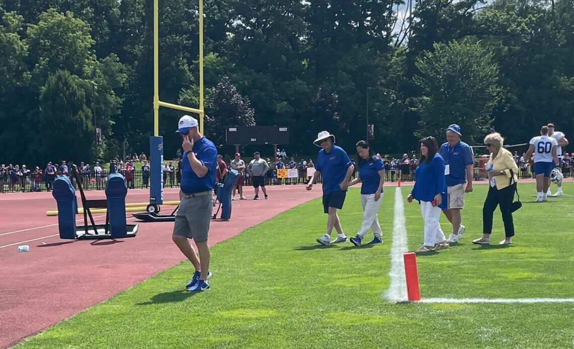 Bills co-owner Kim Pegula breaks team huddle in latest sign of her recovery from cardiac arrest