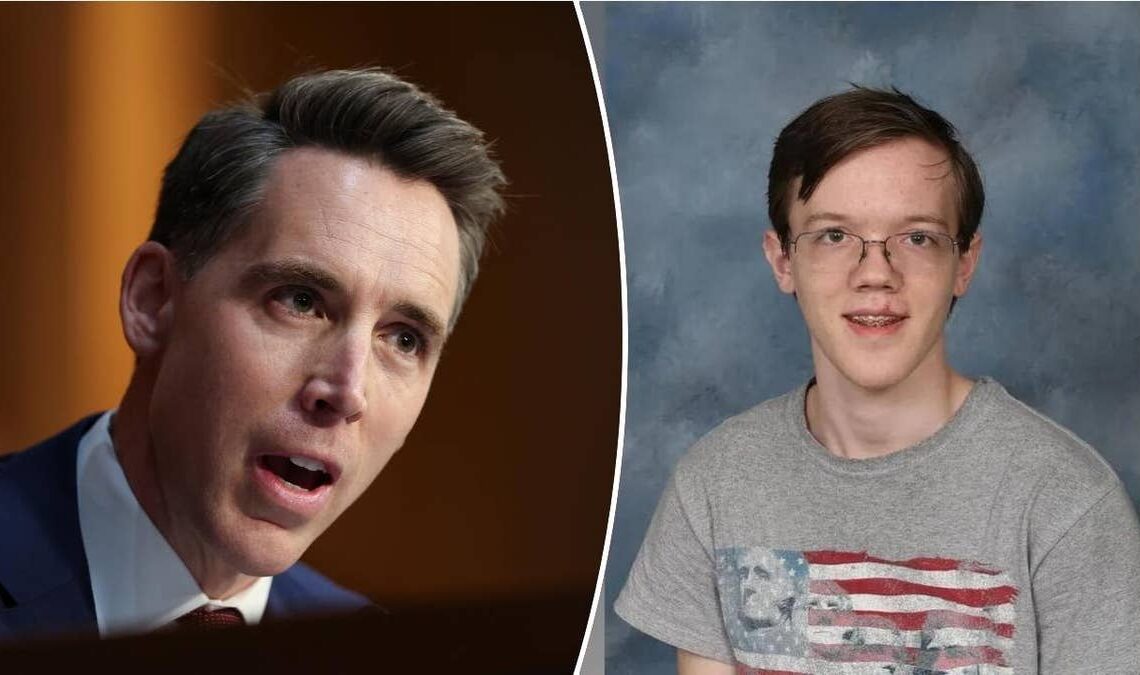 left: Sen. Hawley; right: Trump would-be assassin