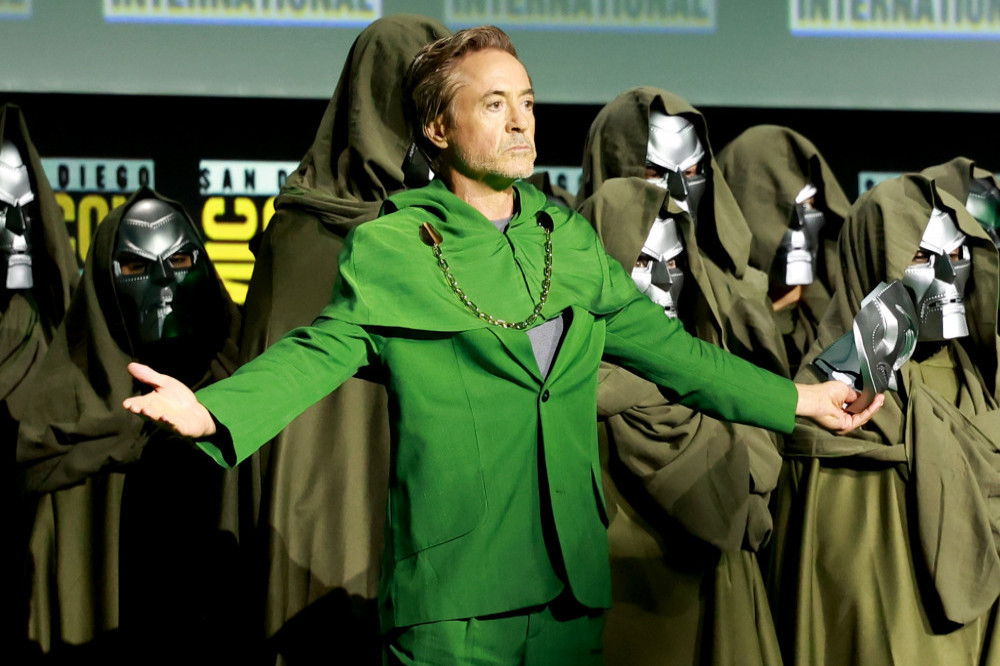 Robert Downey Jr was unveiled at Comic Con