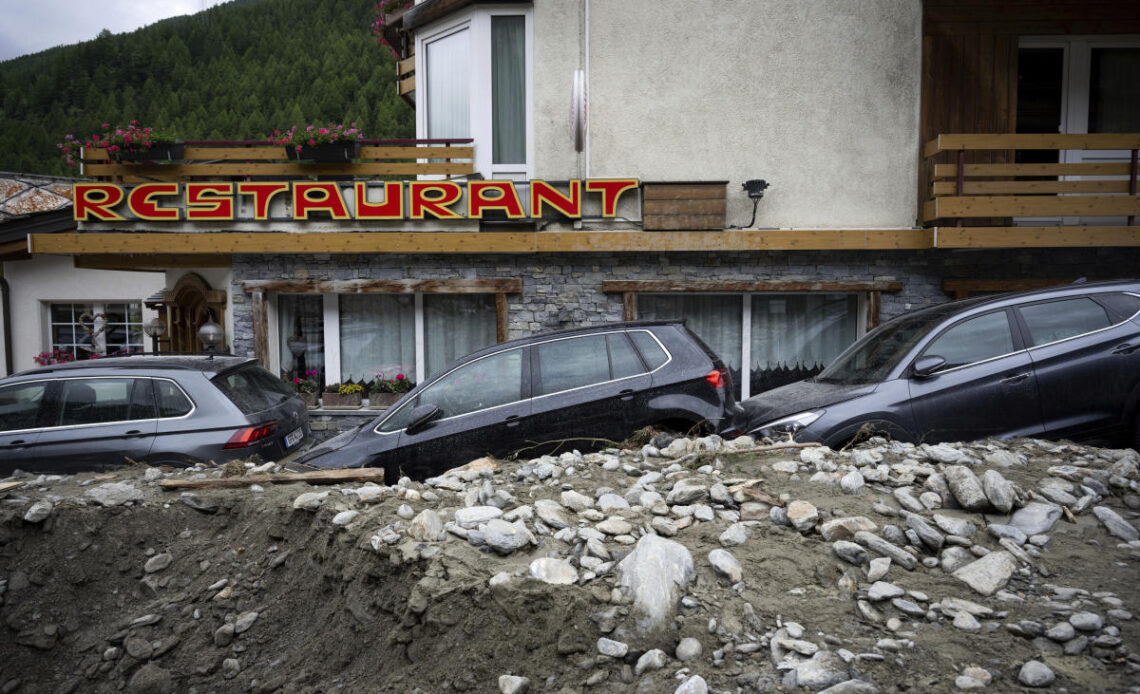 Storms in Switzerland and Italy cause flooding and landslides, leaving at least 4 people dead