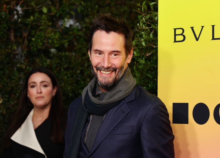 Keanu Reeves in April.