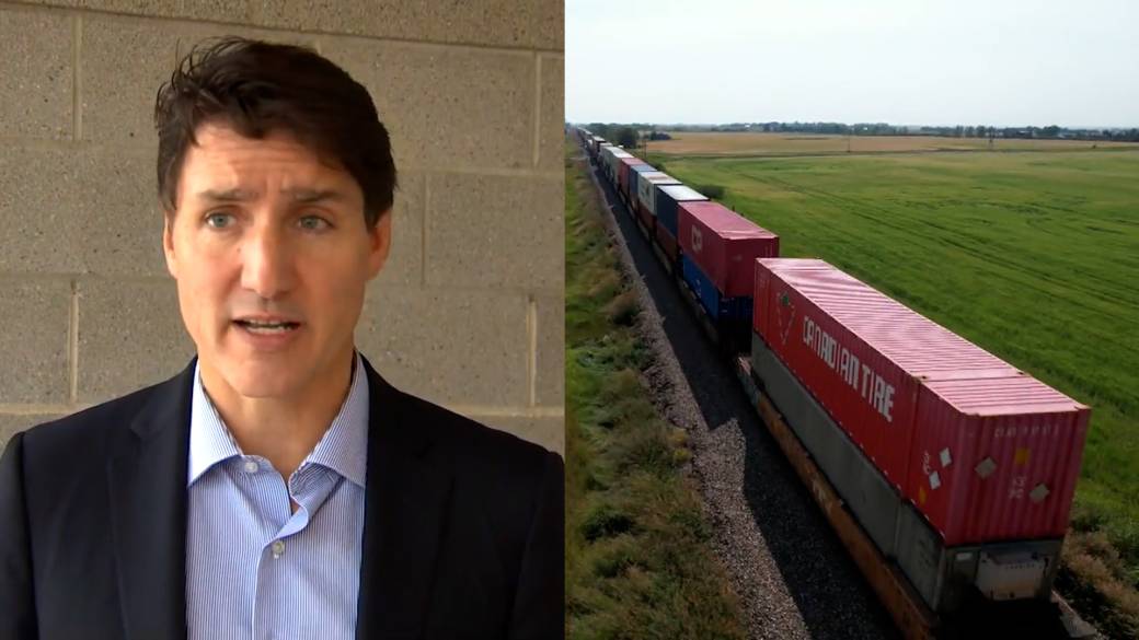 Click to play video: 'Trudeau addresses possible rail strike, says finding solution is in the ‘best interest of both sides’'