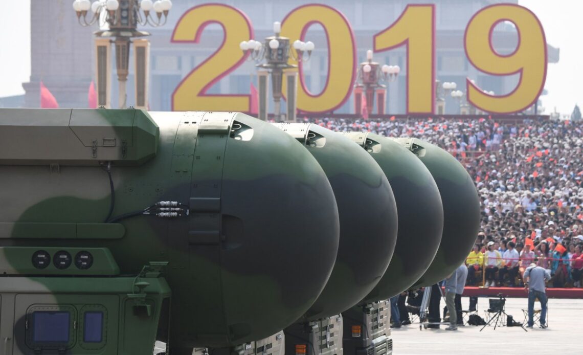 China Shows Off Nuclear-Capable Missiles