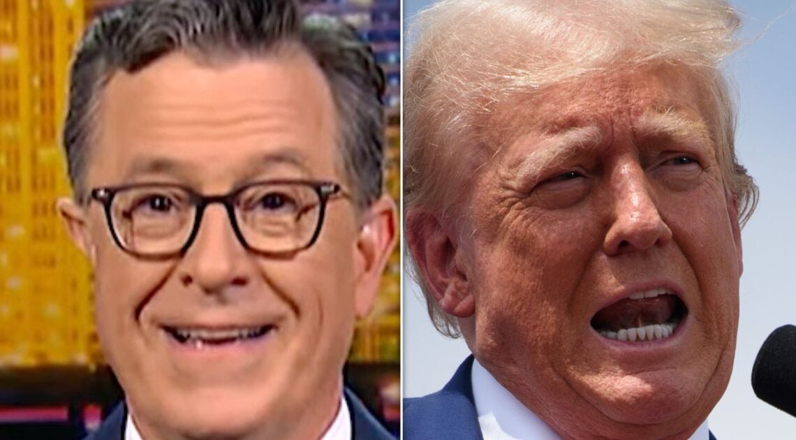 Stephen Colbert Audience Goes Wild Over 1 DNC Line About Trump