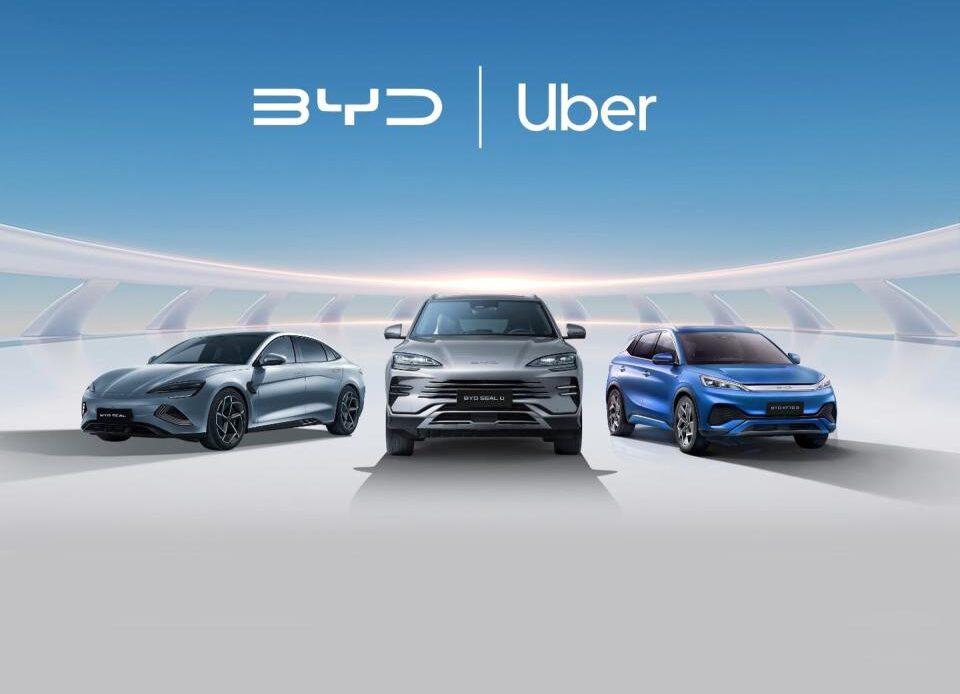 uber and byd cars