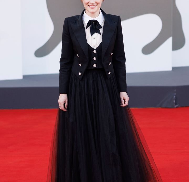 Winona Ryder is photographed at the Venice Film Festival in Venice, Italy, on Wednesday, Aug. 28, 2024.