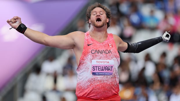 Canadian shot putter Greg Stewart repeats as Paralympic champion in Paris