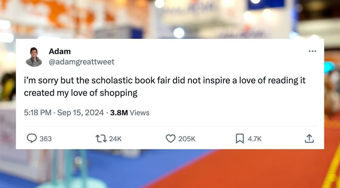 Funny And Relatable Tweets About The Scholastic Book Fair