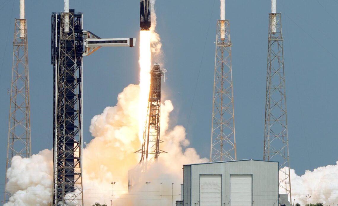 SpaceX launches rescue mission for 2 NASA astronauts who are stuck in space until next year