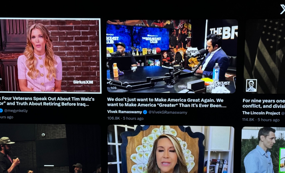 The X TV app offers some truly horrible recommendations for videos.