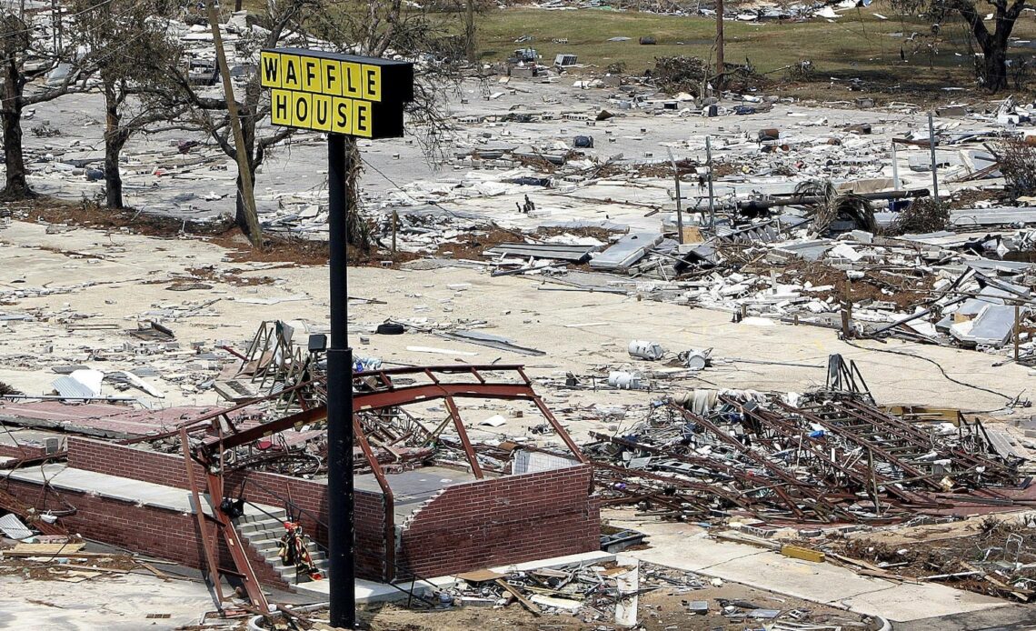 How Waffle House helps Southerners — and FEMA — judge a storm's severity