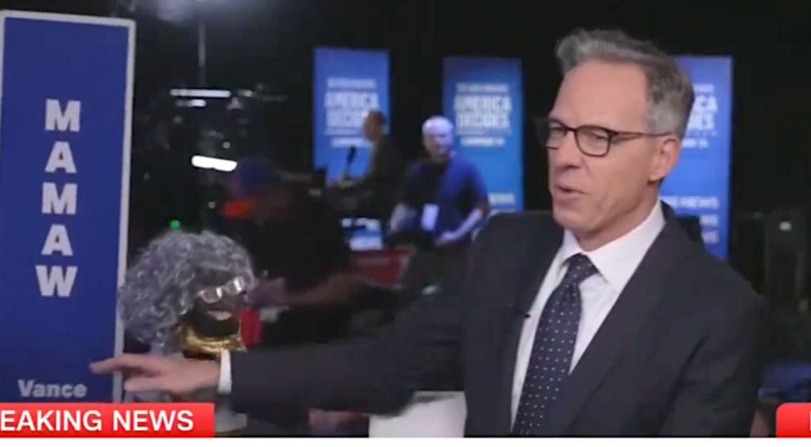 Jake Tapper Rejects Triumph The Insult Comic Dog's Attempt To Invade Debate Report