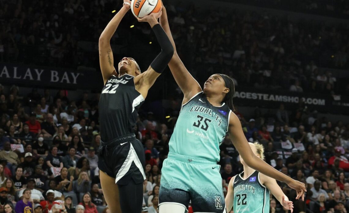 WNBA A'ja Wilson Jonquel Jones