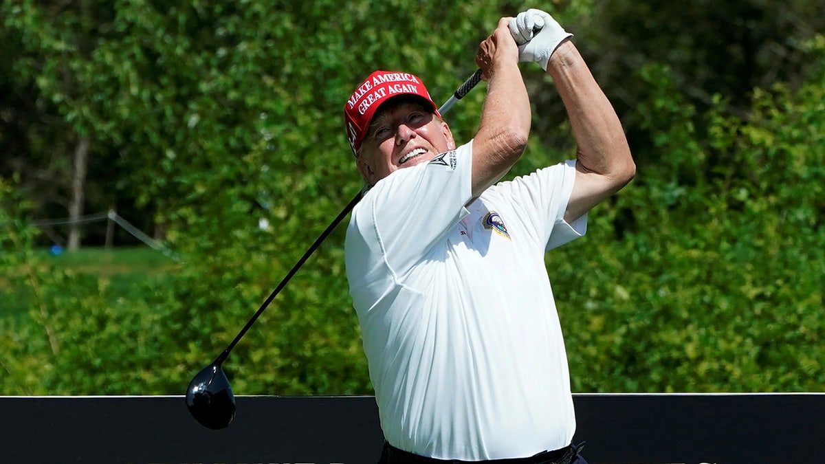 President-elect Trump golfing in Florida