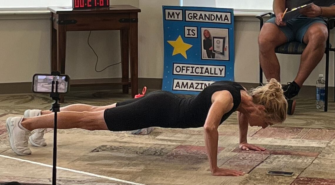 A Grandma Broke A World Record For Doing Over 1,500 Pushups In 1 Hour