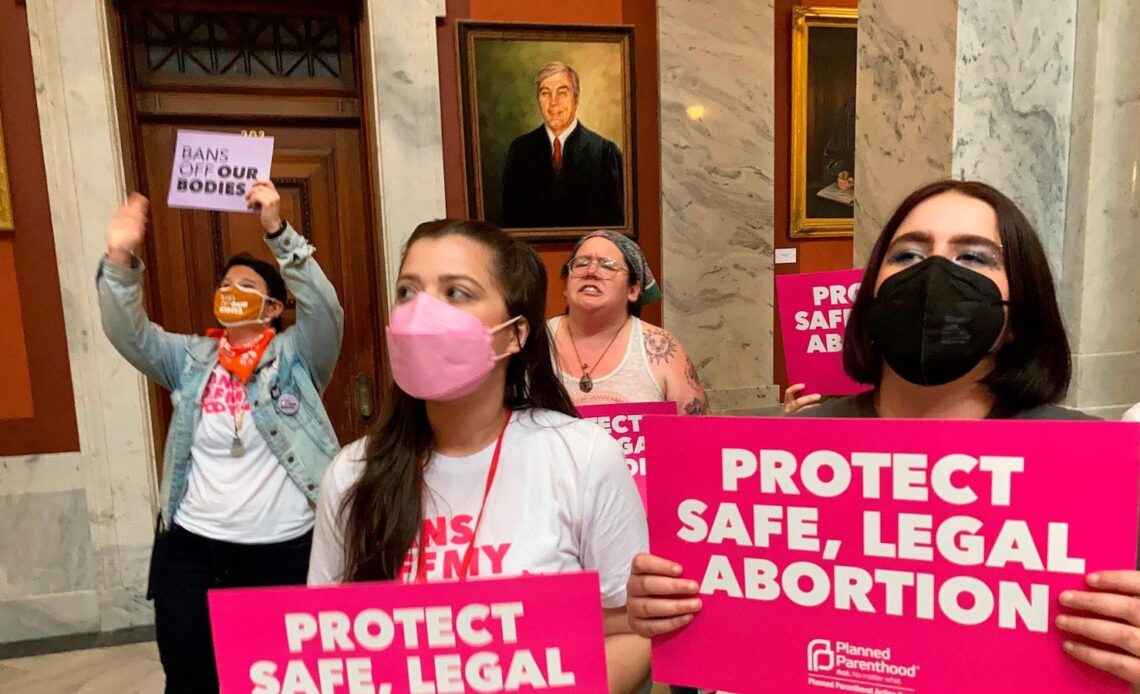 A pregnant woman sues for the right to an abortion in challenge to Kentucky's near-total ban